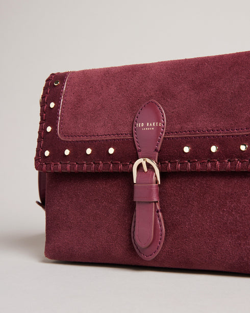 <P>Suede Studded Cross Body</P>